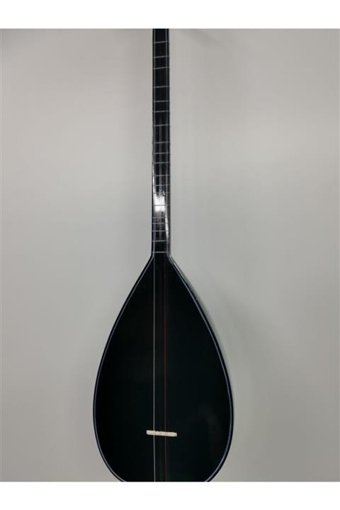 MÜZİKHAL TİCARET Kısa Sap Siyah Bağlama Saz Jak Girişli