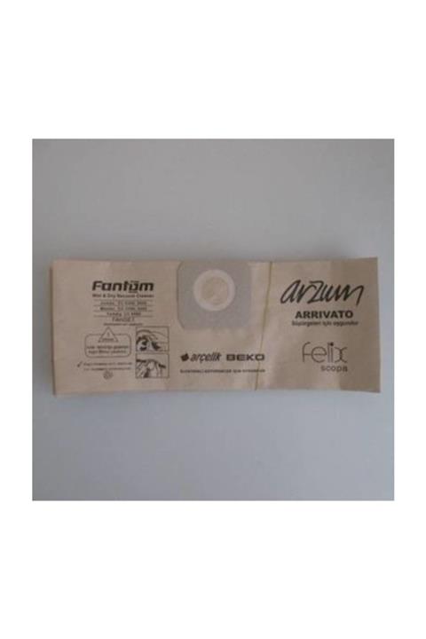 Fantom Eco Wd 2700 Süpürge Kağıt Toz Torbası 20 Adet