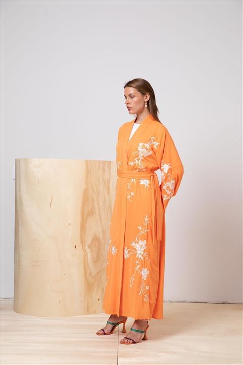 Berrin Tasarım Tekstil Nakışlı Kimono