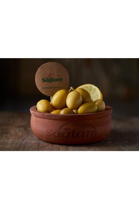 Fikret Sağlam Sağlam Tombul Pembe Yeşil Çizik Zeytin 500 Gr
