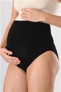 Miss Fit Kadın SiyahSlip Örme Seamless Dikişsiz Soft Basic  Hamile Külodu 1019