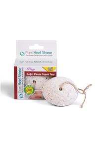 Pumice World Pum Heel Stone Topuk Taşı, %100 Doğal Ve Gerçek Ponza Topuk Törpüsü Oval Boy