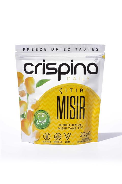 Crispina Çıtır Tane Mısır (freeze Dried) Sağlıklı Atıştırmalıklar, Glutensiz , Vegan