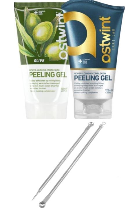 Kingshark Zeytinyağlı Peeling Jel + komple Cilt Bakımı Peeling Gel 125 Ml + 2'li E Cilt Bakım Çubuğu