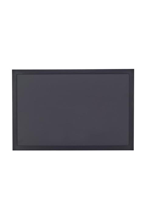 Chalky 100x180 cm Kara Tahta Siyah Çerçeveli - Tebeşir Yazı Tahtası - Siyah
