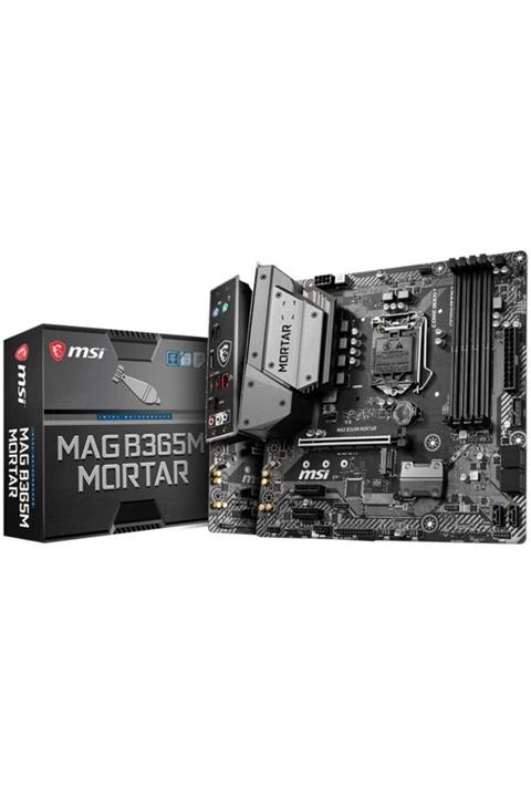 MSI Anakart B365m Mortar Ddr4 Hdmı M2 Glan Sata3 Matx 1151p (8.9. Nesil)