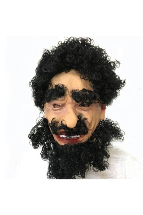 tamithalat Siyah Saçlı Lateks Maske