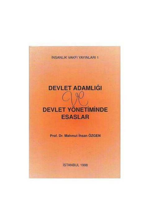 KitapSever Devlet Adamlığı Ve Devlet Yönetiminde Esaslar