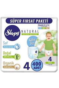 Sleepy Külot Bebek Bezi Beden:4 (7-14Kg) Maxi 400 Adet Mega Pk