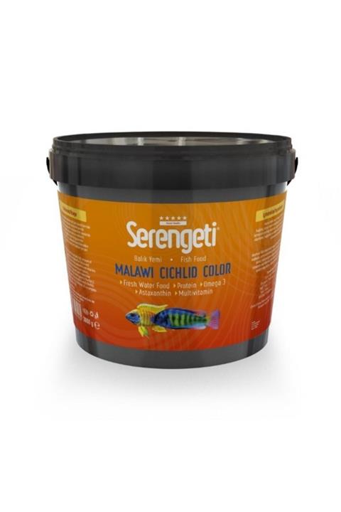 Serengeti Malawi Cıchlıd Color Balık Yemi 3 Kg