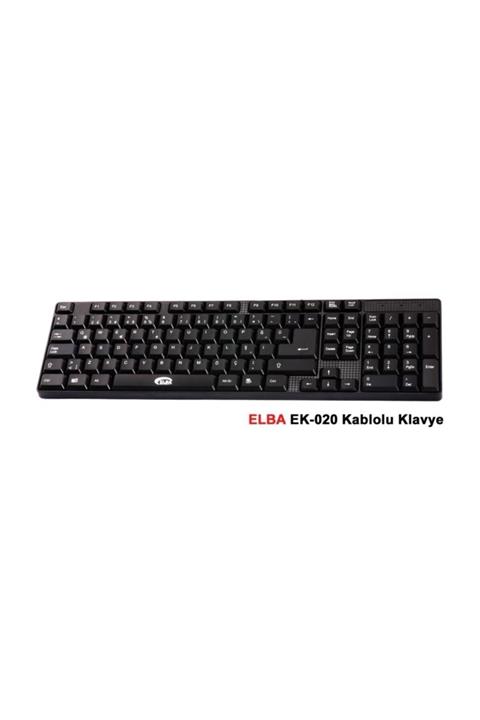 ELBA Ek-020 Q Usb Siyah Türkçe Standart Klavye