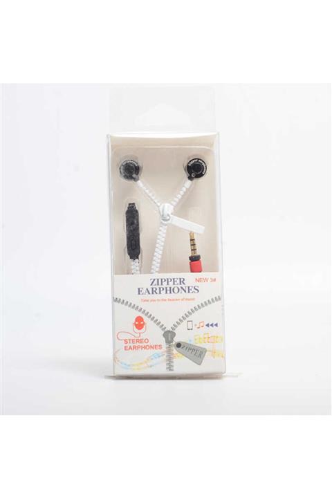 Clascase Zipper Fermuar 3.5mm Kulaklık Kaliteli Şık Tasarım Lüx Özel Esnek