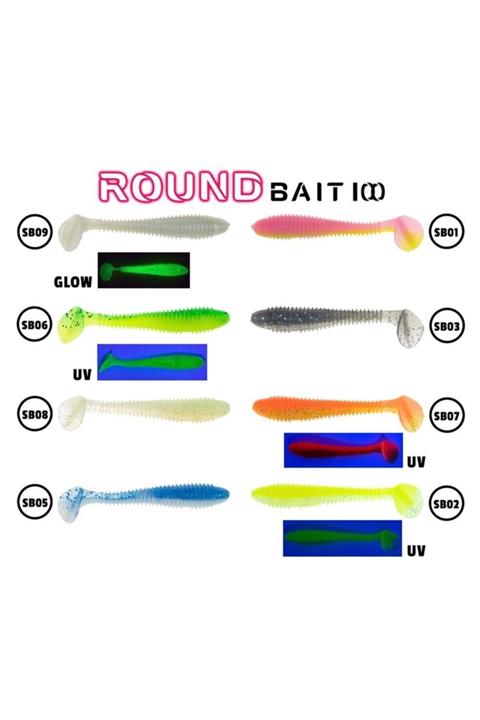 Fujin Round Bait 100mm Silikon Balık