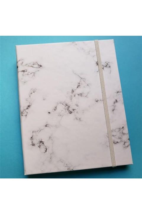Modacımgür Mermer Tasarımlı Çizgisiz Defter