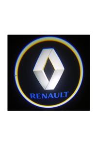 Renault Araçlar Için Pilli Yapıştırmalı Kapı Altı Led Logo