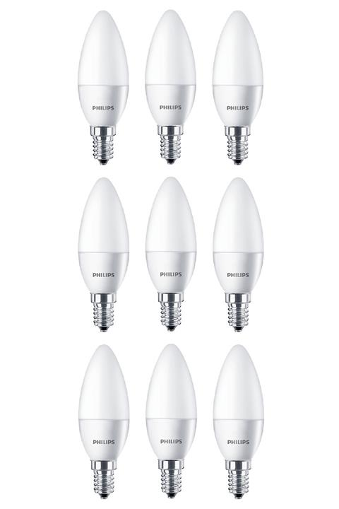 Philips Corepro Ledcandle 3-25w Ampul E14 Sarı Işık 9 Adet