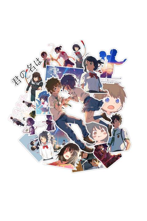 ZipZap Kimi No Na Wa Your Name Sticker Paketi 20 Adet Sticker