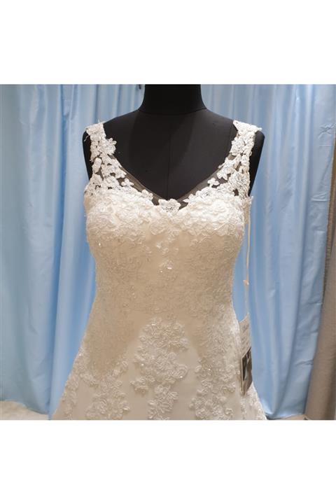 Düzey Moda Kadın 38 Beden Beyaz Gelinlik