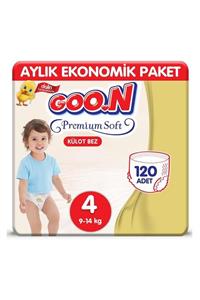 Goo.n Goon Premium Soft Külot Bez 4 Beden 120 Adet