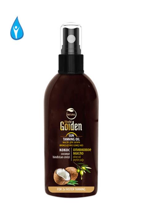 Golden Sun Hindistan Cevizi & Zeytinyağı Özlü Bronzlaştırıcı Güneş Yağı 150 ml