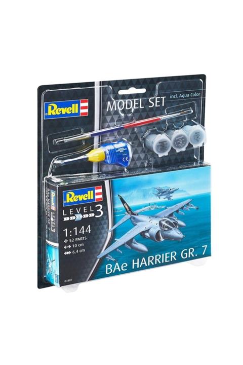 ASMEYAL Marka 1:144 Bae Harrier Gr.7 Model Seti 63887 Pedallı Araçlar