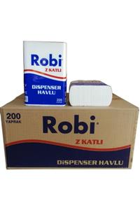 Robi Yöntem Z Katlı Dispenser Kağıt Havlu 200 Yaprak (12'li Koli)