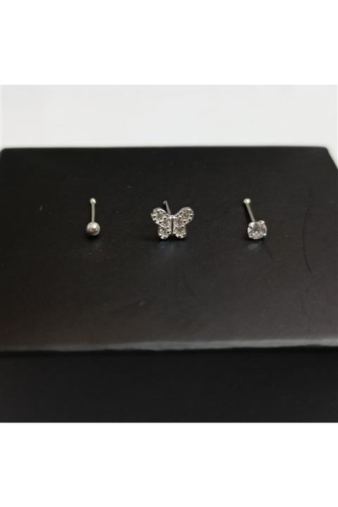 TakıConcept 925 Ayar Gümüş Hızma 3lü Set