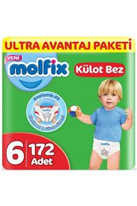 Molfix Bebek Bezi 6 Beden Külot Bez Ultra Avantaj Paketi (86*2) 172 Adet