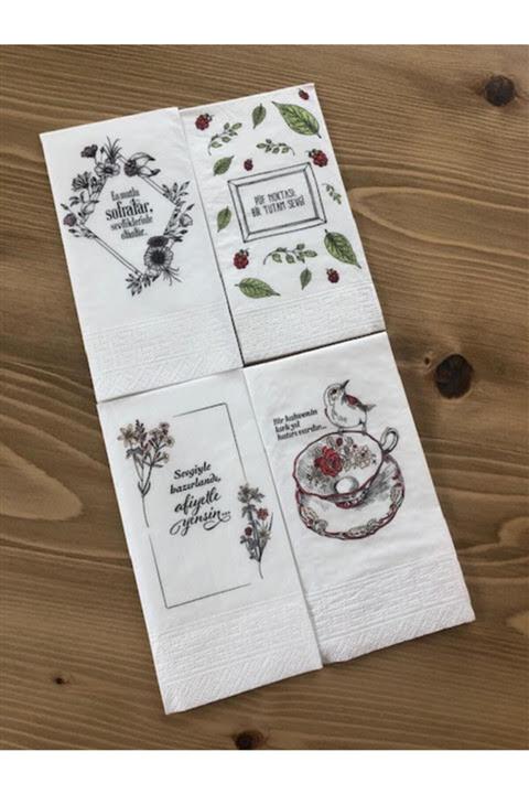 Melinda Store Baskılı Konuşan Dekor Peçete