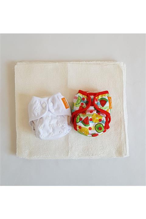 Mutlu Bulut Yıkanabilir Bebek Bezi Yeni Doğan Set 10