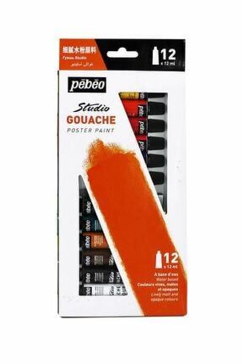 Pebeo Guaj Boya Tüp 12 Ml 12 Li Set 668300