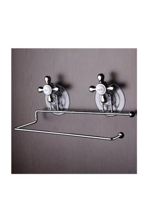 RENKYAPI Vakumlu Rulo Kağıt Havluluk Paslanmaz Vantuzlu Mutfak Banyo Havlu Askısı Şık Ve Güzel Rulo Kağıtlık