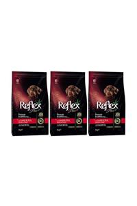 Reflex Orta Büyük Irk Kuzulu Pirinçli Yavru Köpek Maması 3 Kg x 3 Adet