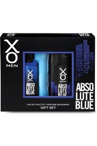 Xo Orıjınal Absolute Blue Erkek Parfüm Seti 100 Ml Edt + 125 Ml Deodorant Ikili Set