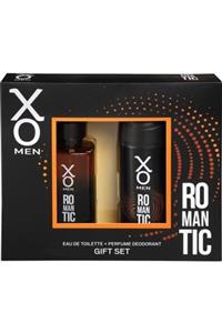 Xo Orıjınal Romantıc Erkek Parfüm Seti 100 Ml Edt + 125 Ml Deodorant Ikili Set