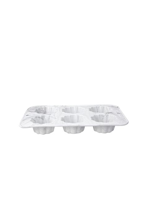 Karaca Whıte Marble Silikon 6lı Muffin Kek Kalıbı