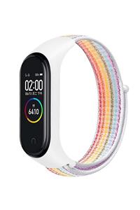 Mİ PARS ONLİNE Xiaomi Mi Band 5/6 Uyumlu A Yüksek Kalite Spor Dokuma Akıllı Bileklik Kordon Kayış