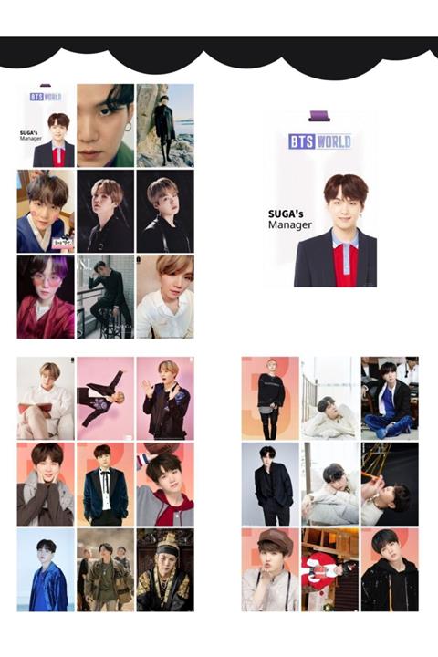 BTS '' Suga '' Fotokart Seti