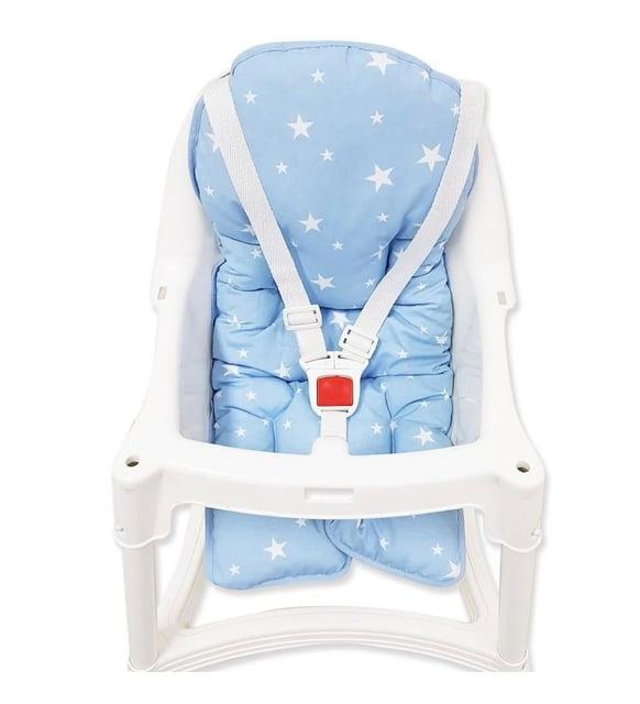 Sevi Bebe Mama Sandalyesi Minderi Art-150 Mavi Yıldız