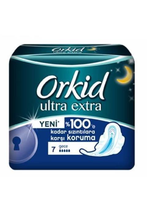 Orkid Ultra Extra Hijyenik Ped Gece 7'li X 24 Adet