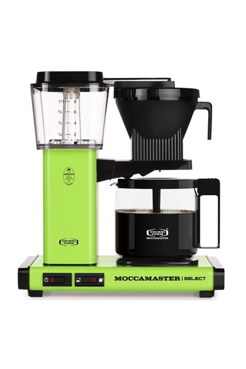 Moccamaster Kbg Select Filtre Kahve Makinesi Cam Potlu Neon Yeşil