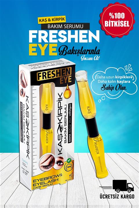 Freshen Hair Freshen Eye Bitkisel Kaş & Kirpik Bakım Serumu 20 Ml