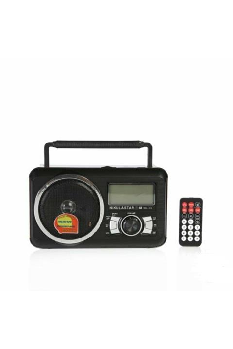 Nikula Star Nukula Star Rdl-37a Şarjlı Pilli 220 Kablolu Bluetooth Usb Li Müzik Kutusu