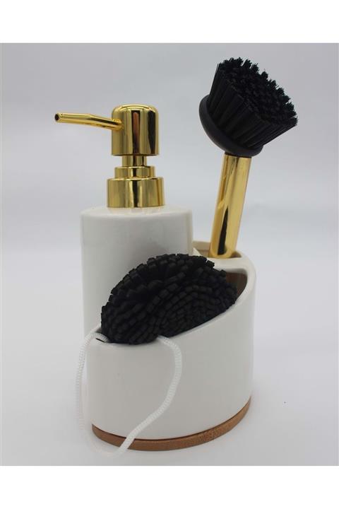 Perotti 12891 Videl Bambu Porselen Sıvı Sabunluk