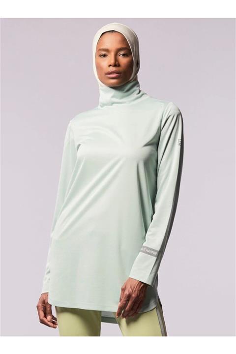 FD SPORTS Kadın Su Yeşili Sweatshirt