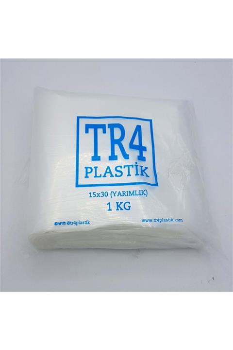 Selvi & Bazaar Bakliyat Poşeti - Yarımlık 1 Kg ( Bakkaliye Torbası)
