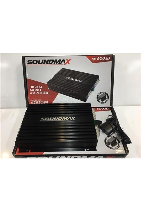 Soundmax Sx-600.1d Oto Mono Amfi 4000w Max. Güç Bas Kontrol Aparatlı