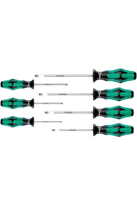 wera 334/335/7 Tornavida Seti 7 Parçalı Düz