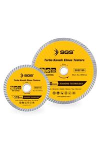 Sgs Turbo Kanallı Elmas Testere 230 mm