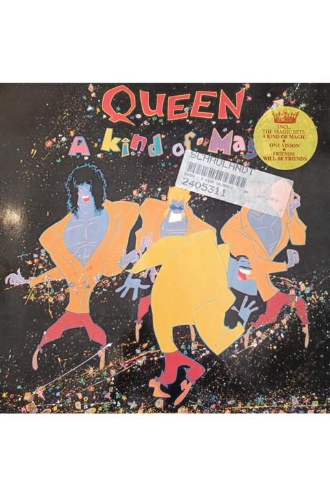 mazi plak Queen - A Kind Of Magic Orijinal Dönem Baskı 33'lük Plak